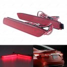 2Pcs Rear Bumper Reflector Tail Stop Brake Light For Lexus IS-F 2008 Waterproof