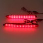 2Pcs Rear Bumper Reflector Tail Stop Brake Light For Lexus IS-F 2008 Waterproof