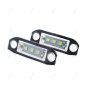 2Pcs Error Free White LED License Plate Light For volvo S80 Xc90 S40 v60 S60 V70