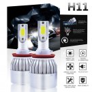 H11 LED Headlight Bulb For Honda Accord 08-17 Honda Pilot 06-18 6K Diamond White