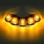5x Amber LED Roof Running Cab Marker Light Kit For 99-16 Ford F-250 F-350 Truck