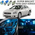 14pcs Ice Blue LED Interior Lights Bulb Package Kit For Nissan Maxima 2004-2014