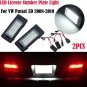 2x LED License Number Plate Light FOR Audi A4 S4 B8 A5 Q5 TT 8J MK2 VW Passat 5D