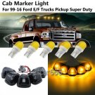 5PCS Amber LED Roof Running Cab Marker Light SUV For Ford F-250/350 1999-2016