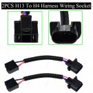 2x Conversion Wire Harness Extension 9008 H13 to 9003 HB2 H4 HID Headlight Plug