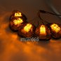 5x For 99-16 Ford Smoke Cab Marker Light Cover w/ build-in Amber LED Assembly