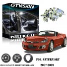 Super Bright White 6K LED Lights Interior Package Kit For 2007-2009 Saturn Sky