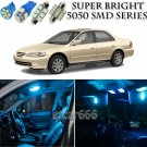 10pc Ice Blue LED Interior Lights Package Kit For 98-02 Honda Accord Sedan Coupe
