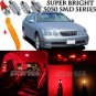 16 x Ultra Red Interior LED Lights Kit + TOOL For 1998-2005 Lexus GS300 GS400
