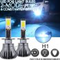 2x H1 LED 8K Ice Blue 2 Mode Flash Fog Driving DRL Light Bulb 5200lm High Power