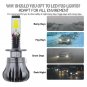 2x H1 LED 8K Ice Blue 2 Mode Flash Fog Driving DRL Light Bulb 5200lm High Power
