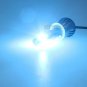 2x H1 LED 8K Ice Blue 2 Mode Flash Fog Driving DRL Light Bulb 5200lm High Power