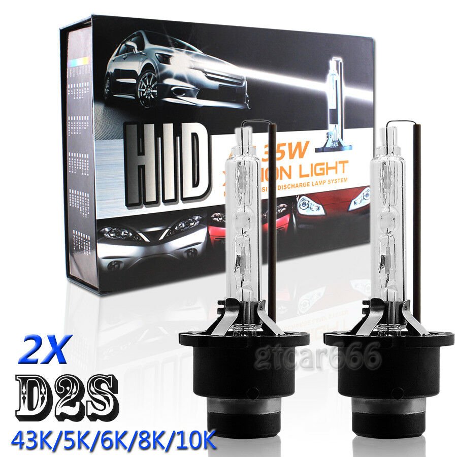 35W D2S Xenon HID Headlight High Low Beam Light Bulb For Nissan 43K 5K 6K 8K 10K