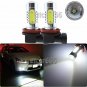 2x H11 H8 H9 Super White Projector Lens LED Bulb For Car Fog Light Driving Lgiht