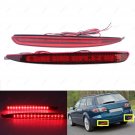 2x Red Len Rear Bumper Reflector LED Tail Stop Brake Light For Mazda 6 2003-2008