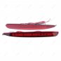 2x Red Len Rear Bumper Reflector LED Tail Stop Brake Light For Mazda 6 2003-2008