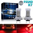 92SMD H7 Red LED Projector Bulbs w/ Error Free Decoders For BMW E46 3 Series DRL