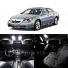 13 x Xenon White LED Interior Light Package Kit For Acura RL 2005 - 2012