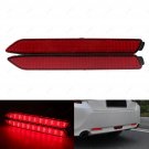 2Pcs Rear Bumper Reflector LED Tail Stop Brake Light For Toyota Camry 2006-2014