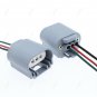 2pcs H13 Car Headlight Bulb Female Wire Harness Connector Wiring Socket Adapters