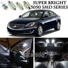 16pcs Xenon White LED Interior Lights Bulb Package Kit For Buick Regal 2011-2016