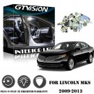 8 x Bright White Kit LED Interior Car Lights For 2009 - 2013 Lincoln MKS + TOOL
