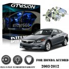 8x Interior Light Package Blue LED Bulbs For Honda Accord Sedan Coupe 2003-2012