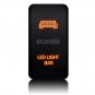12V Push Switch Orange LED Light Bar For Toyota Fortuner Hilux Tacoma 2005-2011