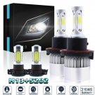 H13 1400W LED Headlight For GMC Yukon XL 1500 2500 07-14 High Low +5202 Fog Bulb
