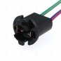 2x Plastic Shell Car T10 Dashboard Light Bulb Extension Wire Harness Socket 12V