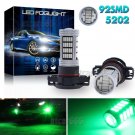 2 Pieces 92SMD 5202 LED Fog Light Bulbs Green Lamp for GMC Sierra 1500 2008-2015