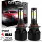 1900W 9005 HB3 LED Headlight Bulbs 4COB For Can-Am Commander Outlander Renegade