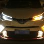 30cm LED New Slim Headlight Strip Light DRL Sequential Flow Signal White Yellow