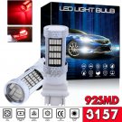 2x 92SMD 3157 3047 3156 Red LED Stop Tail Brake Light Bulb for GMC Sierra 1500