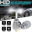 2Pcs All In One 9006 HB4 Xenon HID Headlight AC 55W 6000K Bulbs Bright White