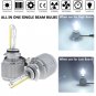 2Pcs All In One 9006 HB4 Xenon HID Headlight AC 55W 6000K Bulbs Bright White