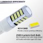 2X 92-4014SMD 7443 7440 LED White Daytime Running Light Backup Reverse Lamp Bulb