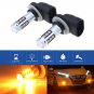 2PCS 3030SMD 881 898 Fog Light Driving Bulb LED Amber Yellow For Hyundai Accent