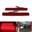 2x LED Lens Rear Bumper Reflector Brake Light For Land Rover Discovery 3/4 05-09