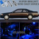 14X Bright SMD Blue LED Interior Light Package Kit For 91-95 Acura Legend Coupe
