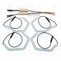 SMD Angel Eye LED RING HEADLIGHTS KIT White Amber For BMW M3 M4 M5 F30 F32 F80