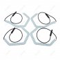 SMD Angel Eye LED RING HEADLIGHTS KIT White Amber For BMW M3 M4 M5 F30 F32 F80
