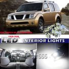 11x Super Bright White LED lights interior package kit For 99-06 QX4 Pathfinder