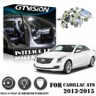 18x Super Bright White LED Interior Light Package Kit For Cadillac ATS 2013-2015