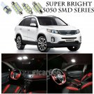 5050 SMD White LED Interior Lights Package Kit For 2011-2014 Kia Sorento 10pcs