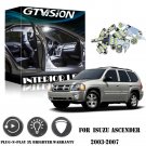 11PCS Super Bright White LED bulb Interior Package Kit for Isuzu Ascender 03-07
