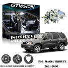 11x Super Bright White Kit LED Interior Car Light For 01-06 Mazda Luxury Tribute