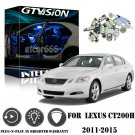 15Pcs Blue Interior LED Lights Package Kit for 1998-2005 Lexus GS300 GS430 12V