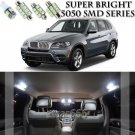 24x Xenon SMD White LED Interior Light Package Kit For 2007-2013 BMW X5 M E70