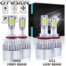 H11 9005 HB3 2600W 390000LM LED Headlight High Low Beam For 2015-2017 Ford F-150